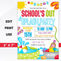 Splash party invitation